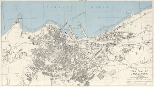 Casablanca map